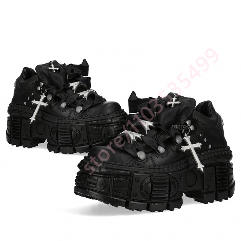 Chunky Punk Metal Rivet Ankle  - đánh giá và giá Street Fashion Y2K